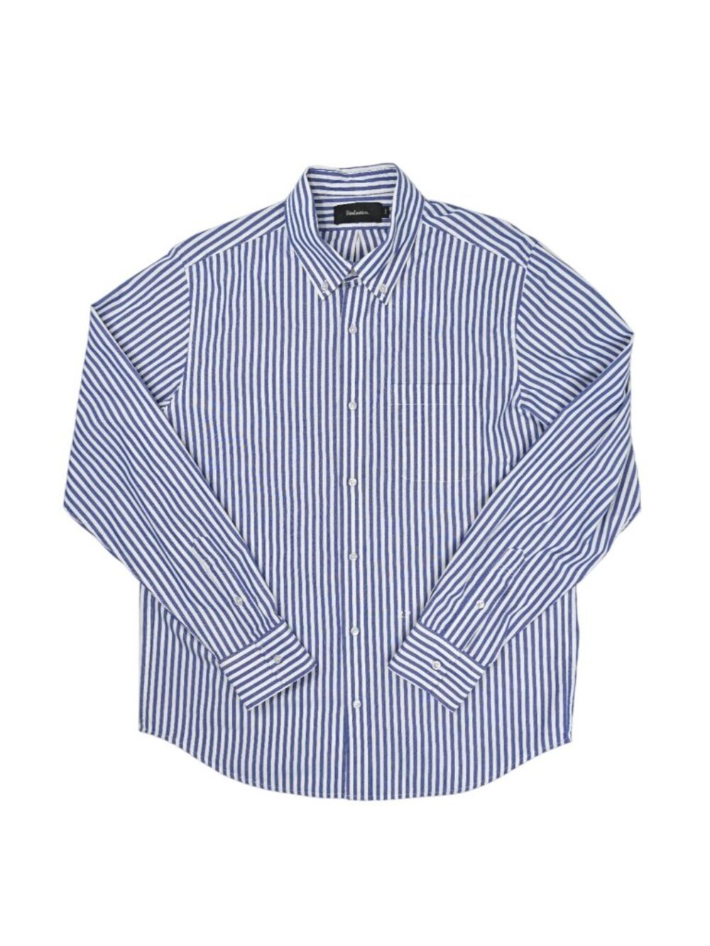 Realisation Par The Shirt in Blue White Stripe